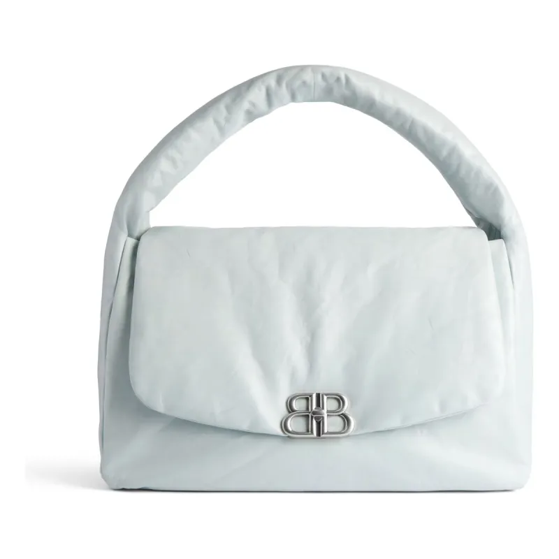(WMNS) Balenciaga Monaco Large Sling Bag 'Light Blue' 7916362AA3Z3909 sold by KicksCrew