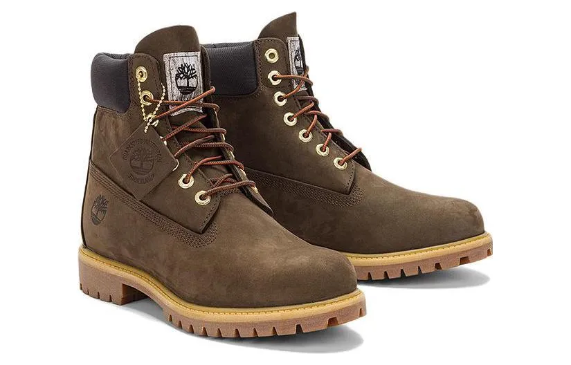 Timberland Premium 6 Inch Waterproof Boots 'Dark Brown Nubuck' A5TJ5 sold by KicksCrew product image thumbnail 2