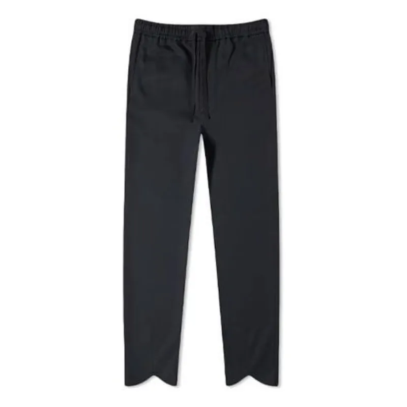 GUCCI Fine Wool Drawstring Casual Trousers For Men Black 595374-ZACF3-4015 sold by KicksCrew