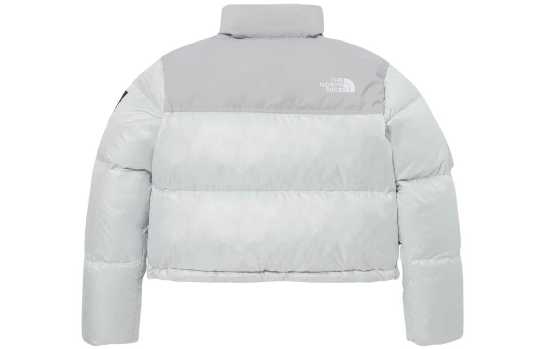 (WMNS) The North Face White Label Novelty Nuptse Down Jacket Asia Sizing 'Ice Grey' NJ1DP85L sold by KicksCrew product image thumbnail 2