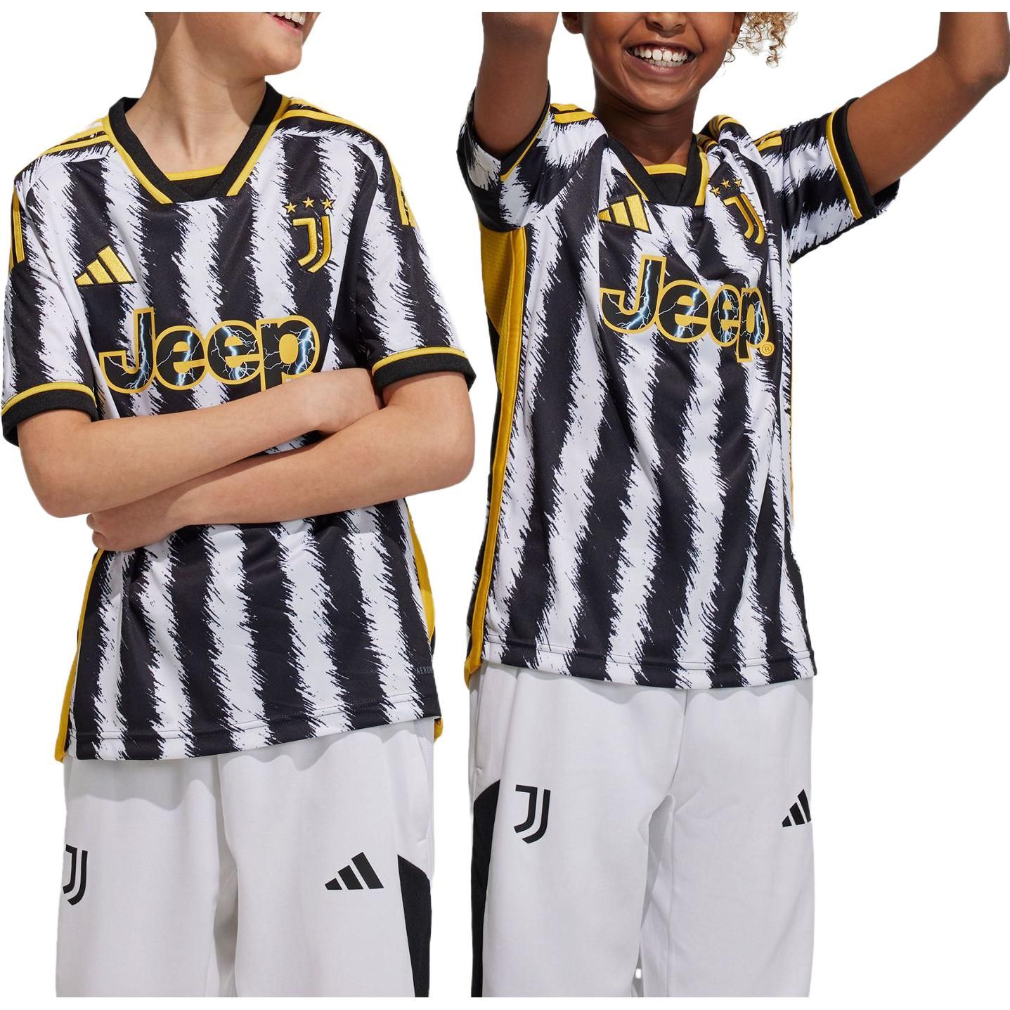 (GS) adidas Juventus 23/24 Home Jersey 'Black White' IB0490 sold by KicksCrew product image thumbnail 3