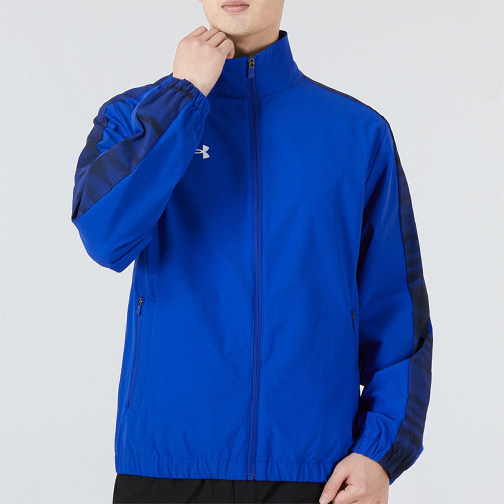 Under Armour Sportstyle Woven Full Zip Jacket 'Blue' 22500401-400 sold by KicksCrew product image thumbnail 3