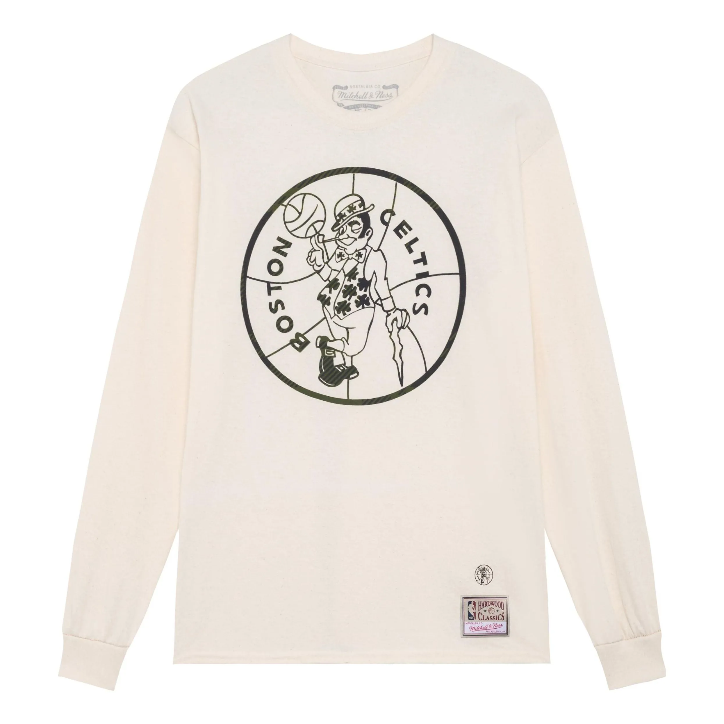 Mitchell & Ness Uninterrupted Celtics Long Sleeve T-shirt 'White' BMLNMO20198-BCEOWGN sold by KicksCrew