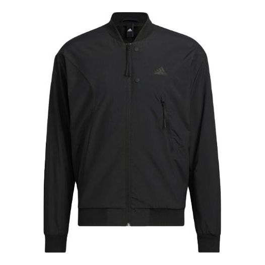 Adidas Tech Bomber Woven Jackets 'Black' IP4958 sold by KicksCrew