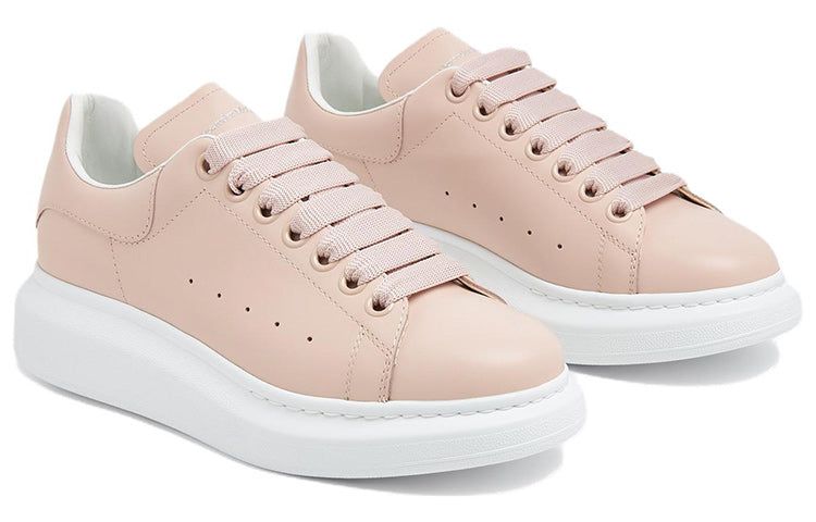(WMNS) Alexander McQueen Oversized Larry Leather Sneakers 'Pink White' 718139WHGP56856 sold by KicksCrew product image thumbnail 2