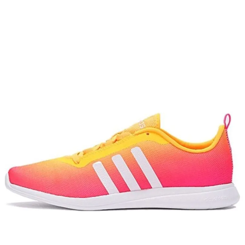 (WMNS) adidas neo Cloudfoam Pure Sneakers 'Pink Yellow' F99665 sold by KicksCrew