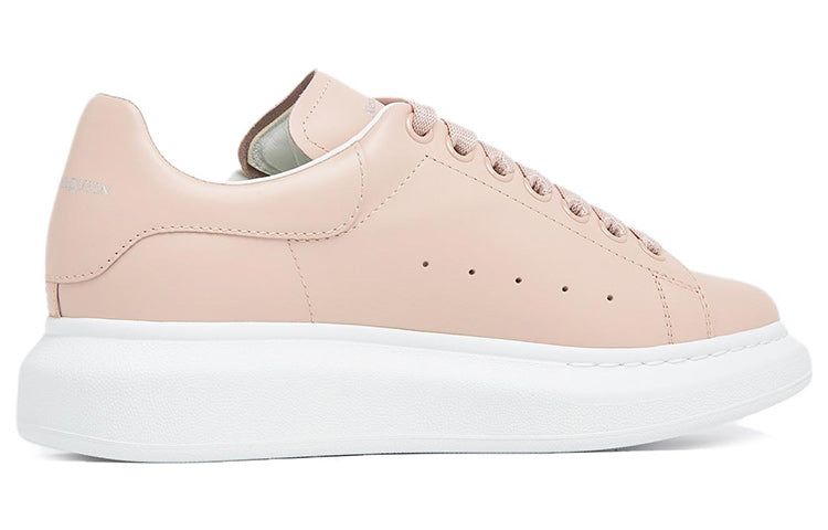 (WMNS) Alexander McQueen Oversized Larry Leather Sneakers 'Pink White' 718139WHGP56856 sold by KicksCrew product image thumbnail 3