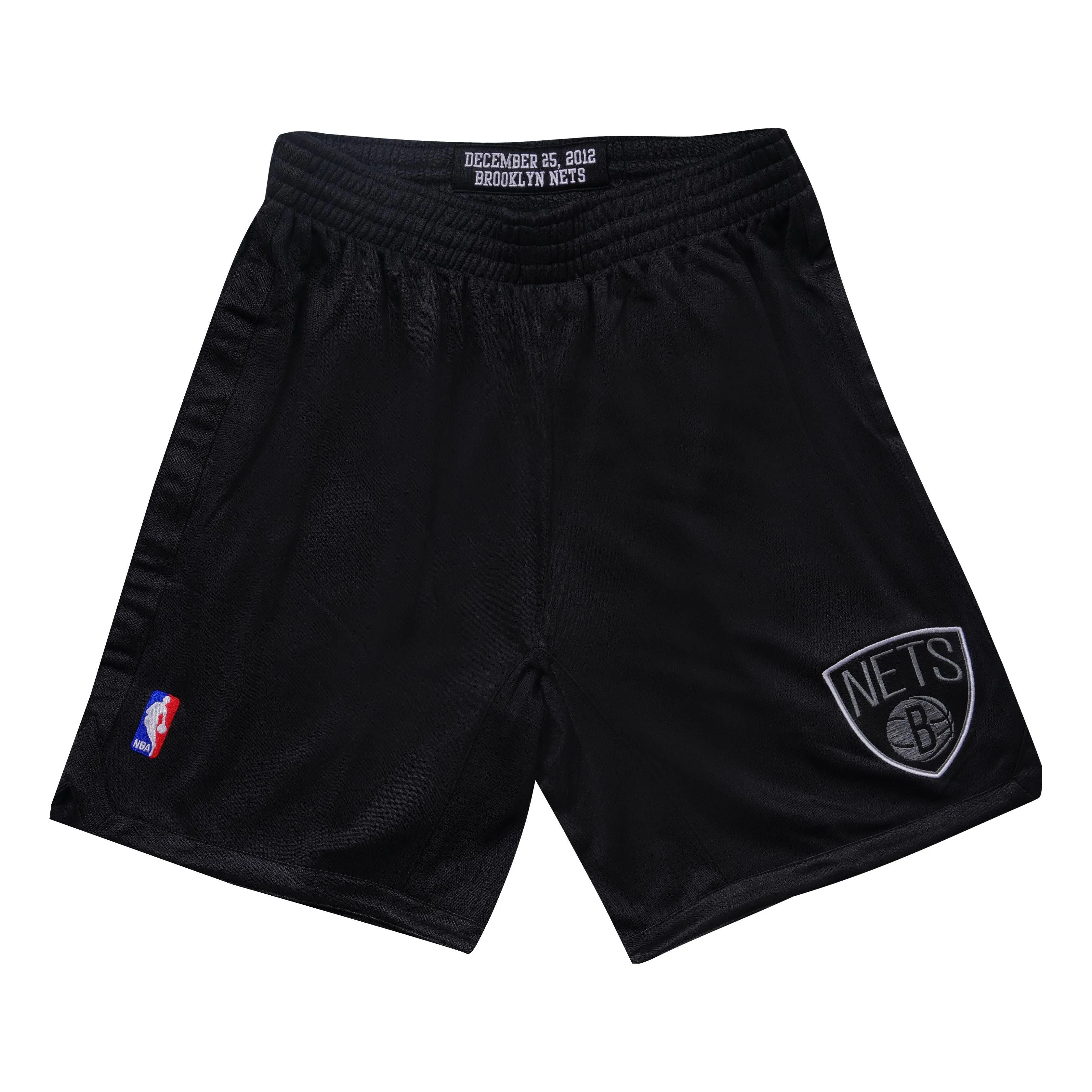 Mitchell & Ness x NBA Brooklyn Nets 2012-13 Shorts 'Christmas Day' ASHR4965-BNE12PPPBLCK sold by KicksCrew