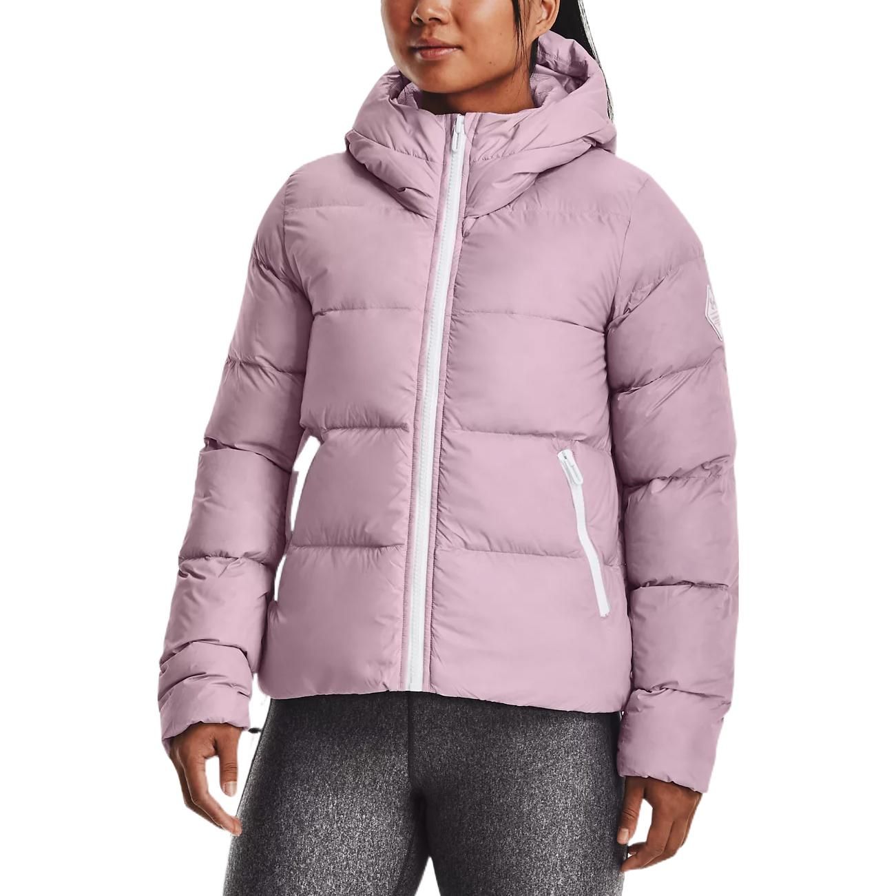 (WMNS) Under Armour Storm ColdGear Infrared Down Jacket 'Pink Mauve' 1375442-694 sold by KicksCrew product image thumbnail 3