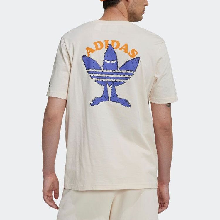 adidas originals Graphic Fun T-shirt 'Wonder White' HM2492 sold by KicksCrew product image thumbnail 3