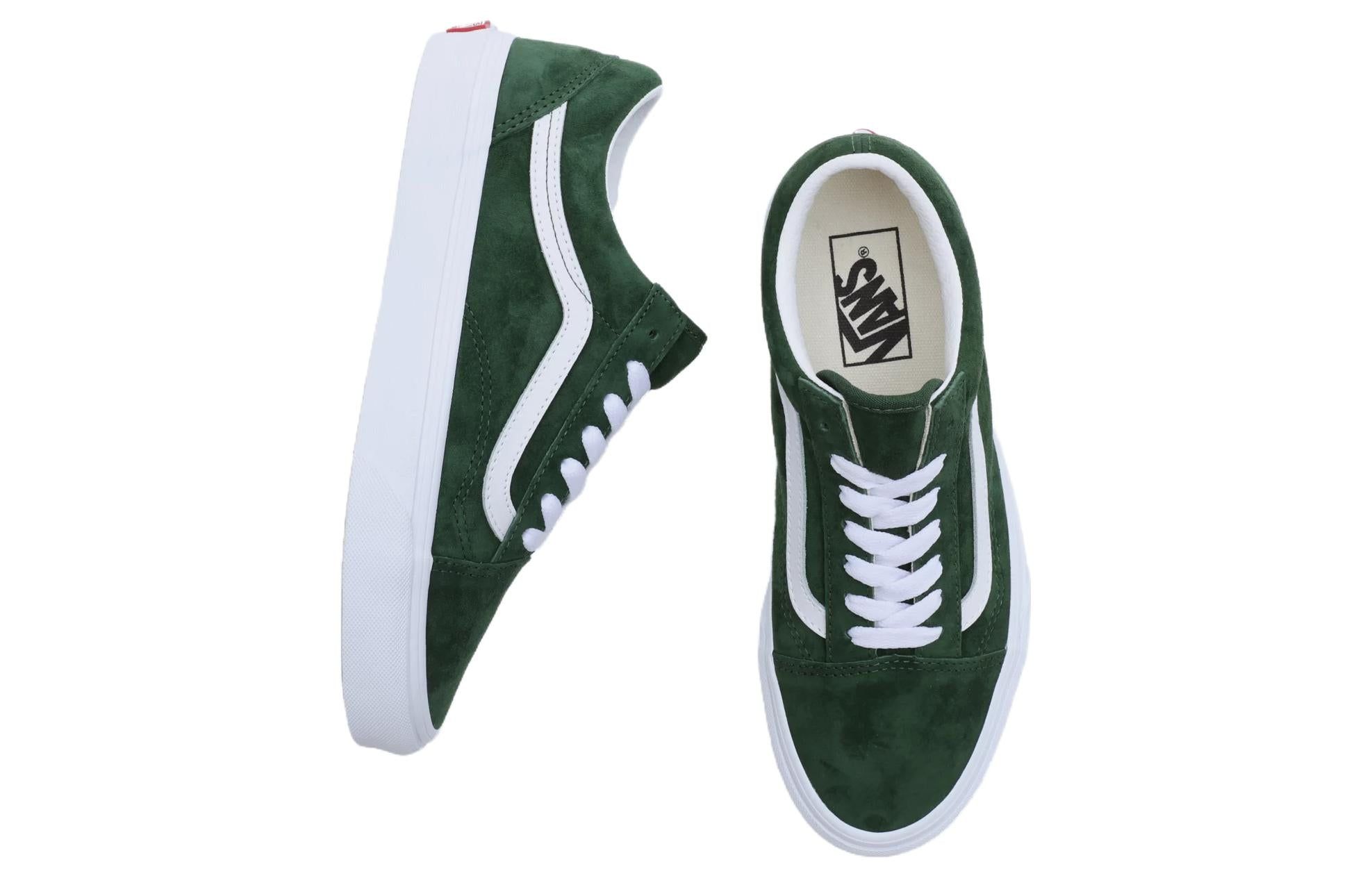 Vans Old Skool Pig Suede 'Green White' VN0007NTBXU sold by KicksCrew product image thumbnail 4