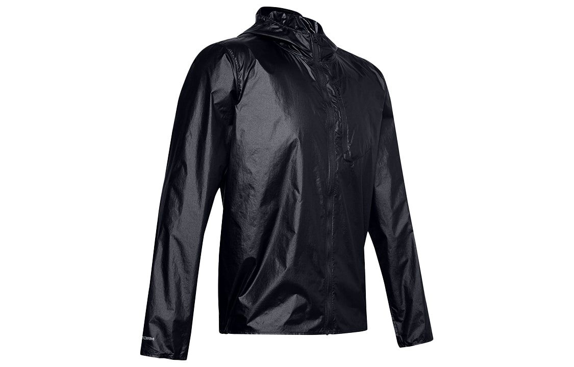 Under Armour OD Impasse Wind Jacket 'Black' 1350943-001 sold by KicksCrew product image thumbnail 2
