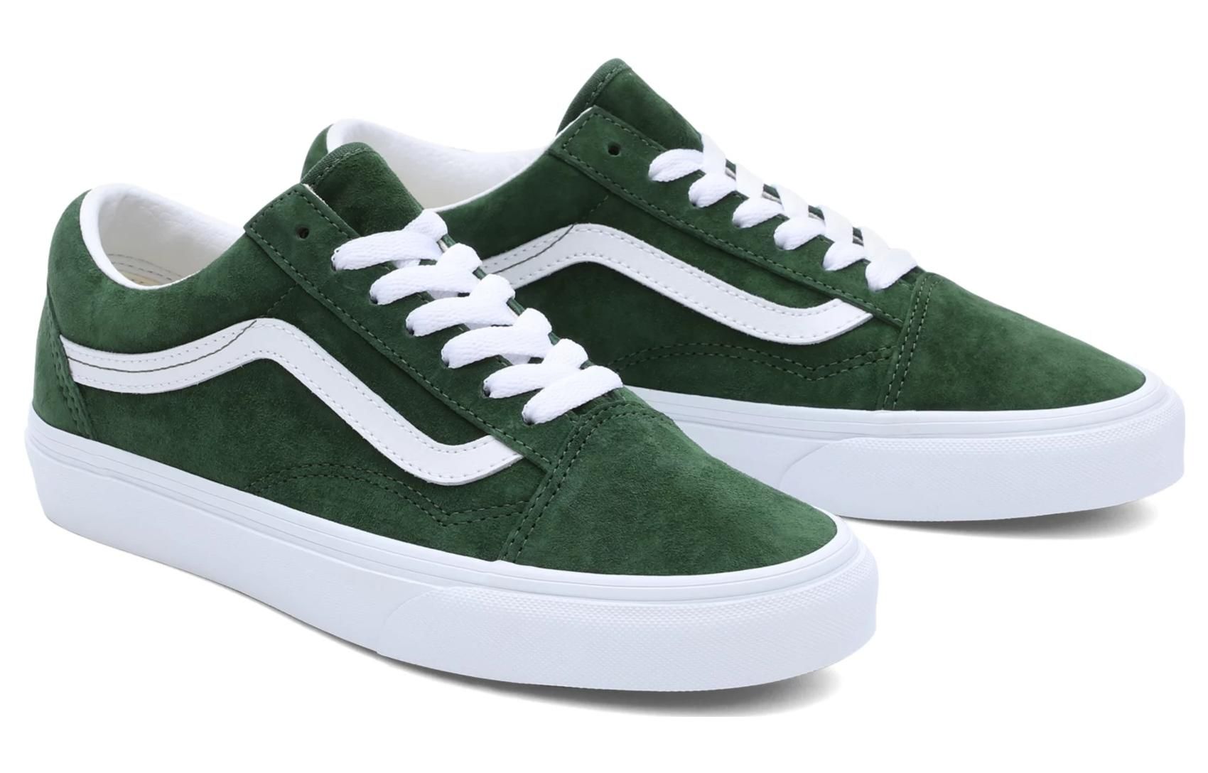 Vans Old Skool Pig Suede 'Green White' VN0007NTBXU sold by KicksCrew product image thumbnail 3