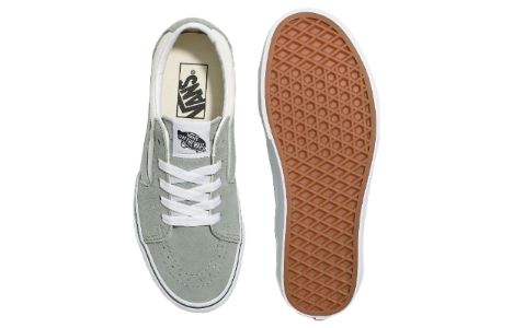 Vans SK8-Low 'Green White' VN0009QRBY1 sold by KicksCrew