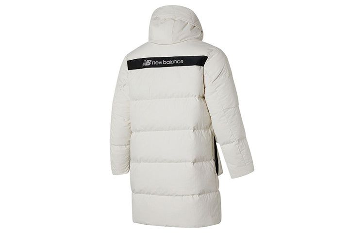 New Balance Sportswear Classic Long Puffer Jacket 'White' NP943061-IV sold by KicksCrew product image thumbnail 2