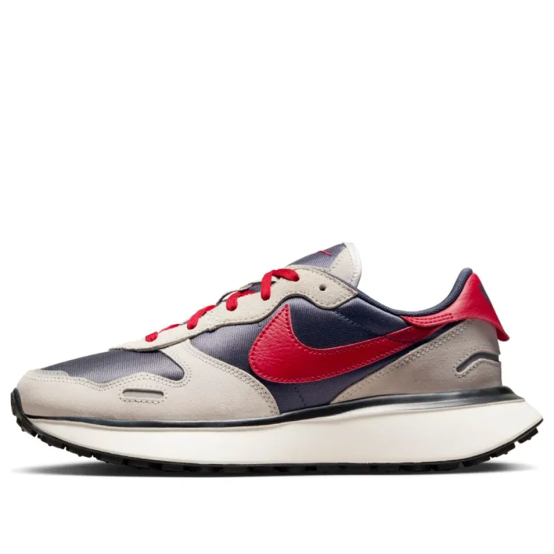 (WMNS) Nike Phoenix Waffle 'Thunder Blue Grey Red' FD2196-400 sold by KicksCrew