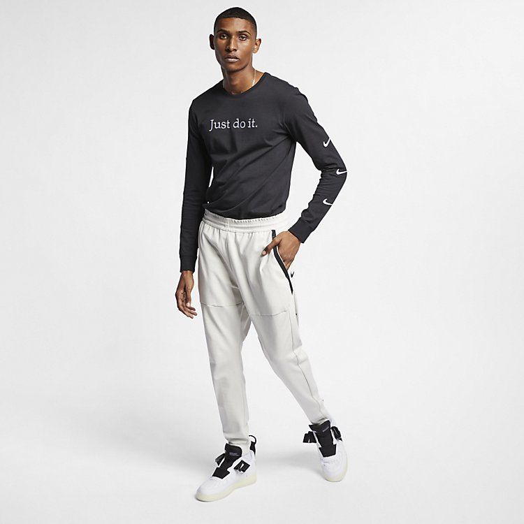 Nike Tech Pack Knit Pants 'Light Bone Black' AR1550-072 sold by KicksCrew product image thumbnail 5