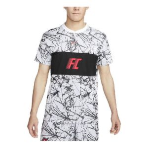 Nike Dri-FIT F.C. Short Sleeve Soccer Jersey 'White' DV9770-100 sold by KicksCrew