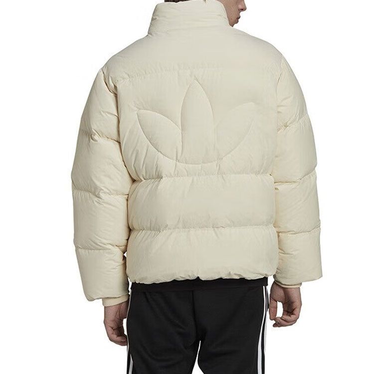 adidas originals Trefoil Logo Padded Jacket 'Beige' HL9201 sold by KicksCrew product image thumbnail 3