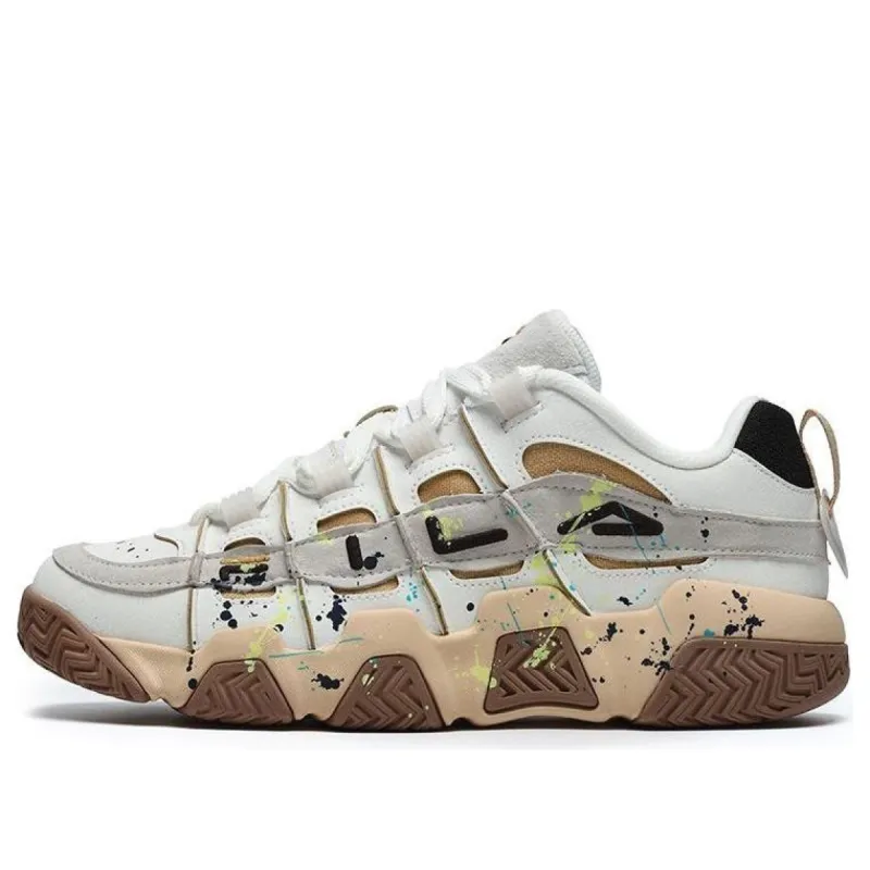 FILA FUSION ADE Barricade Sneakers 'White Brown' T12M233206FWB sold by KicksCrew