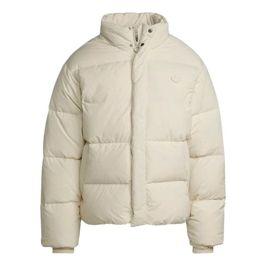 adidas originals Trefoil Logo Padded Jacket 'Beige' HL9201 sold by KicksCrew
