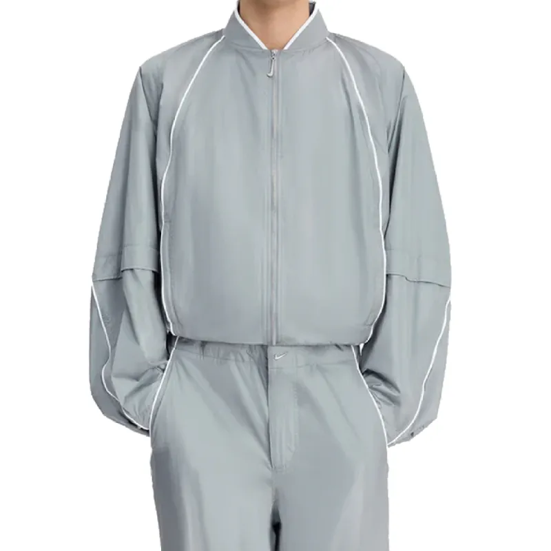 Nike x Jacquemus Track Jacket Asia Sizing 'Silver' FV5698-073 sold by KicksCrew