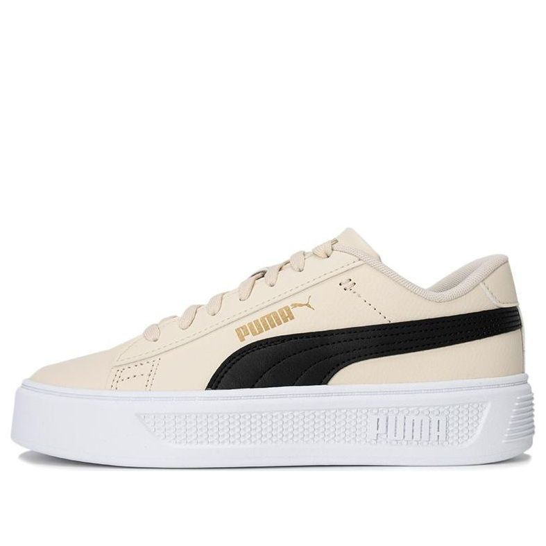 (WMNS) Puma Platform Sneakers 'Beige Black' 390758-08 sold by KicksCrew