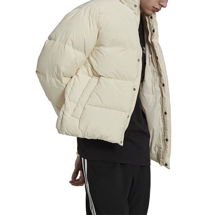adidas originals Trefoil Logo Padded Jacket 'Beige' HL9201 sold by KicksCrew product image thumbnail 2