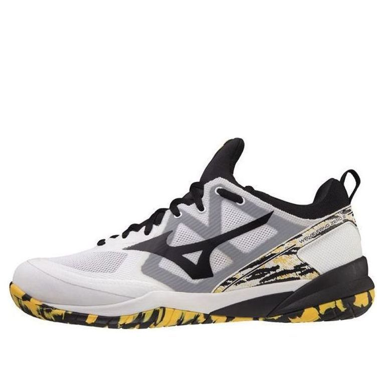 Mizuno Wave Fang Zero 'Black White Yellow' 71GA219000 sold by KicksCrew