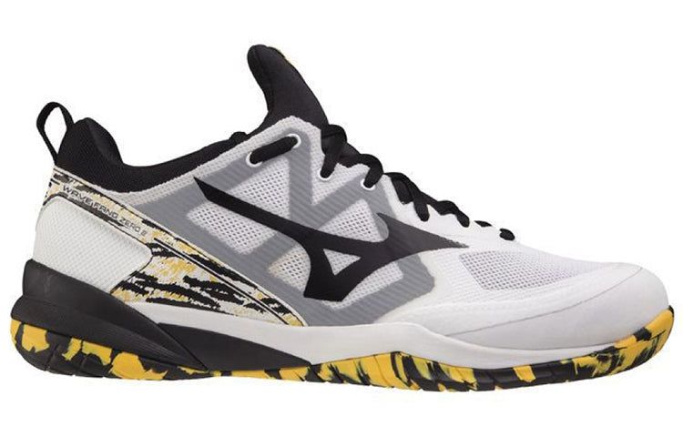 Mizuno Wave Fang Zero 'Black White Yellow' 71GA219000 sold by KicksCrew product image thumbnail 2