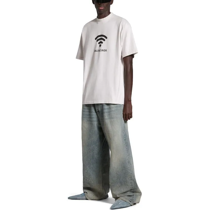 Balenciaga Lo_ve T-shirt 'Off White' 764235TQVK23307 sold by KicksCrew product image thumbnail 3