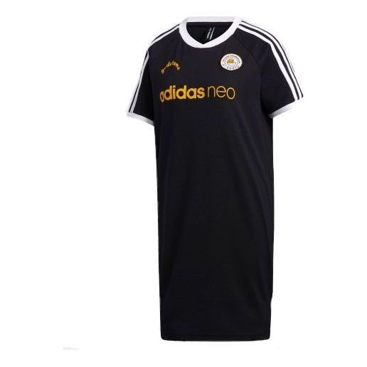 (WMNS) Adidas Neo x GUDETAMA Dresses 'Black' GL7227 sold by KicksCrew