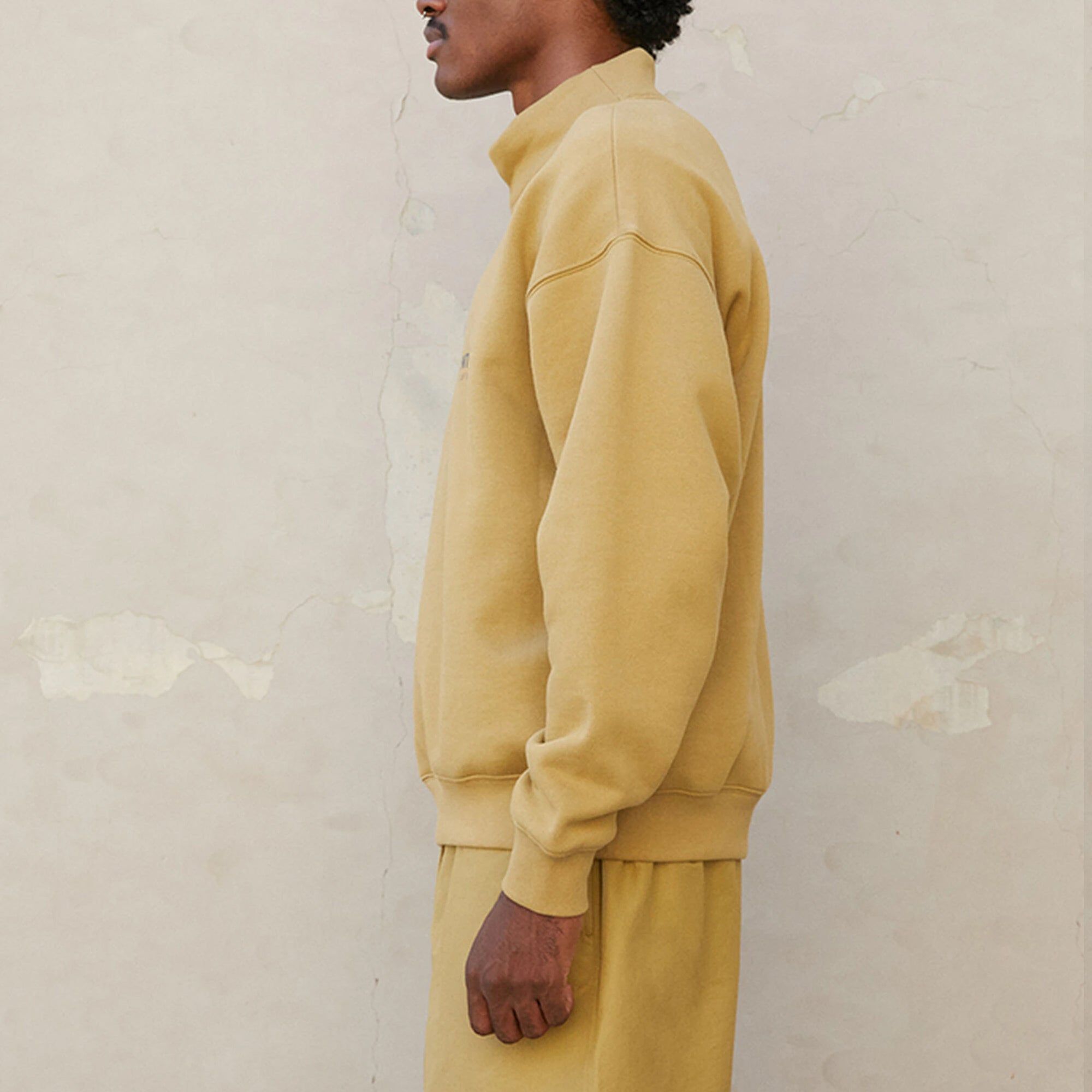 Fear of God Essentials FW21 Pullover Mock Neck Sweatshirt 'Amber' FOG-FW21-012 sold by KicksCrew product image thumbnail 4