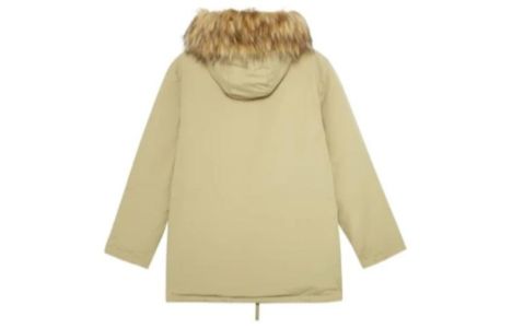 New Balance Fur Collar Warm Windproof Jacket 'Beige' AMJ23371-KH sold by KicksCrew
