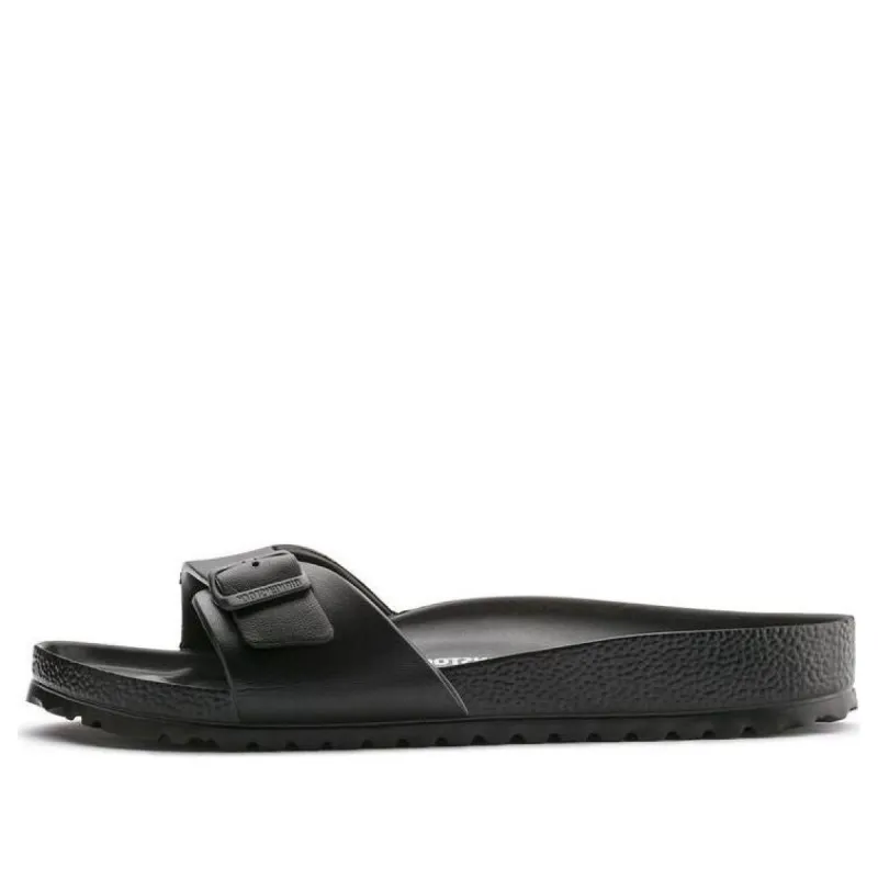 Birkenstock Madrid Essentials EVA Narrow Fit Sandals 'Black' 0128161 sold by KicksCrew