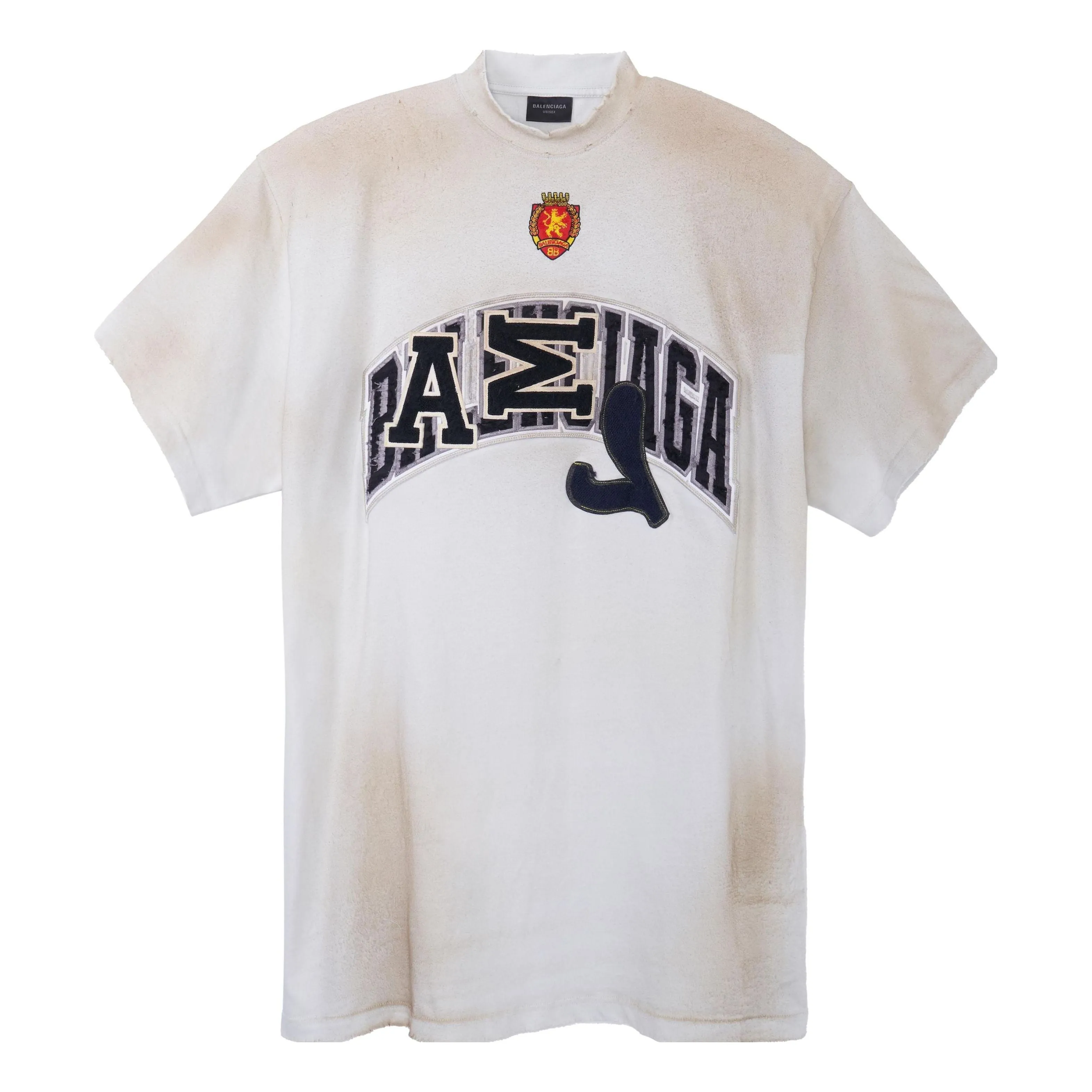 Balenciaga Skater T-shirt Oversized 'Dirty White' 739028TOVN29012 sold by KicksCrew