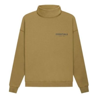 Fear of God Essentials FW21 Pullover Mock Neck Sweatshirt 'Amber' FOG-FW21-012 sold by KicksCrew