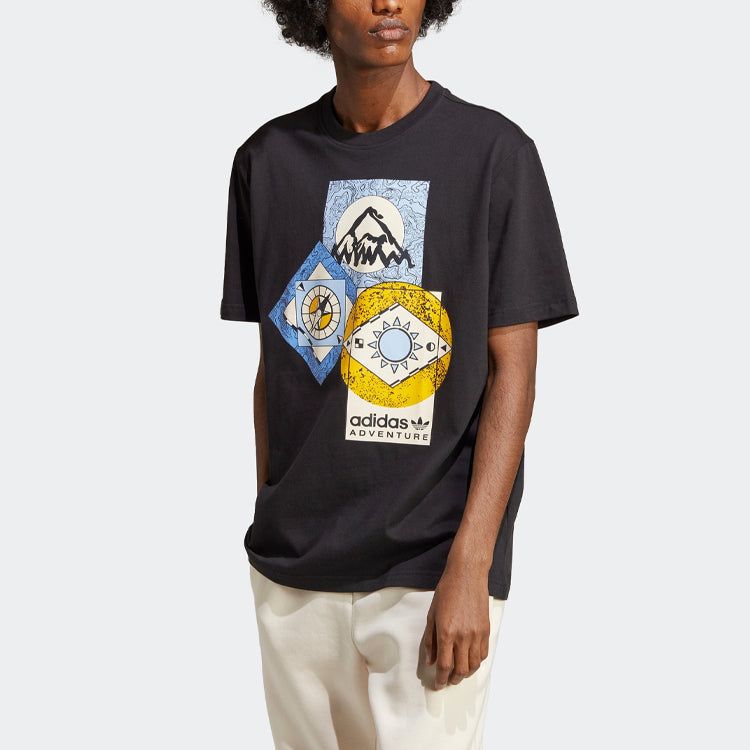 adidas originals Adventure FC Tee 'Black' HR4222 sold by KicksCrew product image thumbnail 2