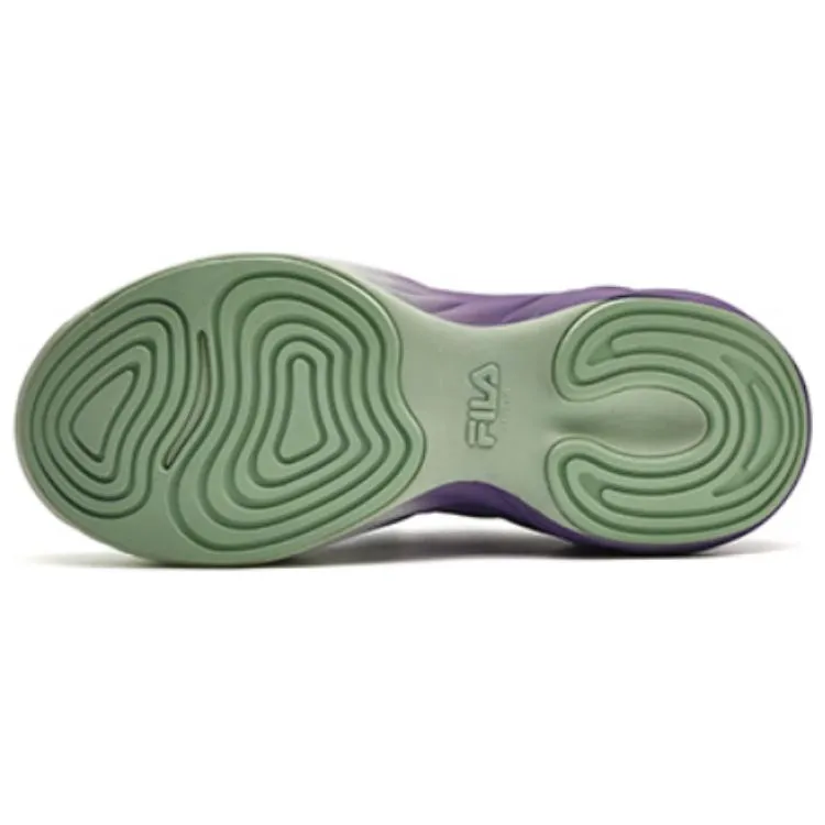 (WMNS) FILA FUSION Fashion Daddy Shoes 'Green Purple Black' T12W341115FFD sold by KicksCrew product image thumbnail 4
