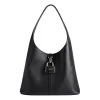 (WMNS) Balenciaga Locker Medium North-south Hobo Bag 'Black' 7716362AAWC1000 sold by KicksCrew