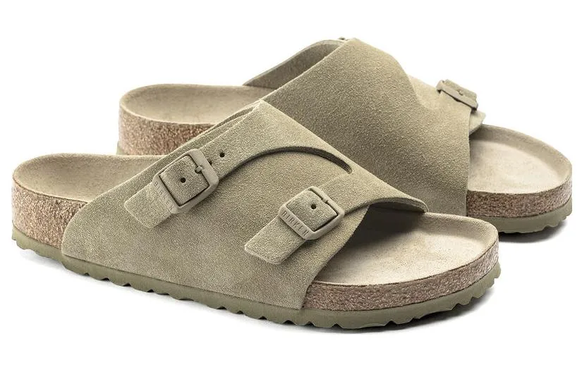 Birkenstock Zurich Soft Footbed Suede Sandals'Faded Khaki' 1019197 sold by KicksCrew product image thumbnail 3