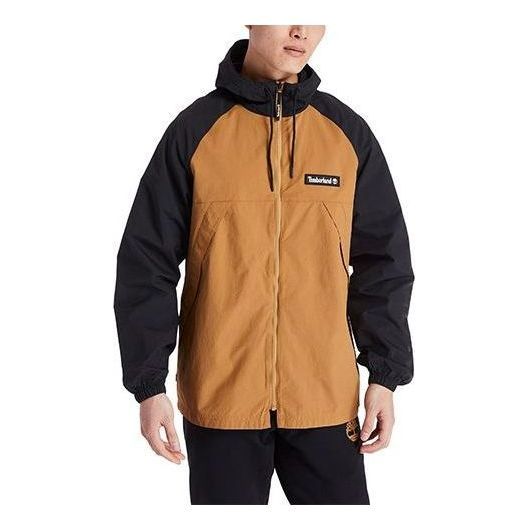 Timberland Windbreaker Full zip Jacket 'Brown Black' A2BV4-P56 sold by KicksCrew