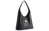 (WMNS) Balenciaga Locker Medium North-south Hobo Bag 'Black' 7716362AAWC1000 sold by KicksCrew
