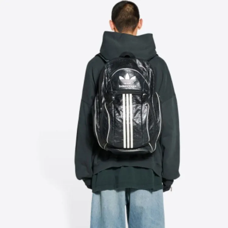 Balenciaga x adidas Logo Oversized Hoodie 'Green White' 712396TNVA93775 sold by KicksCrew product image thumbnail 5