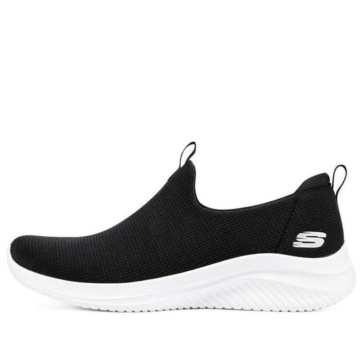 (WMNS) Skechers Ultra Flex 3.0 'Black White' 149858-BKW sold by KicksCrew