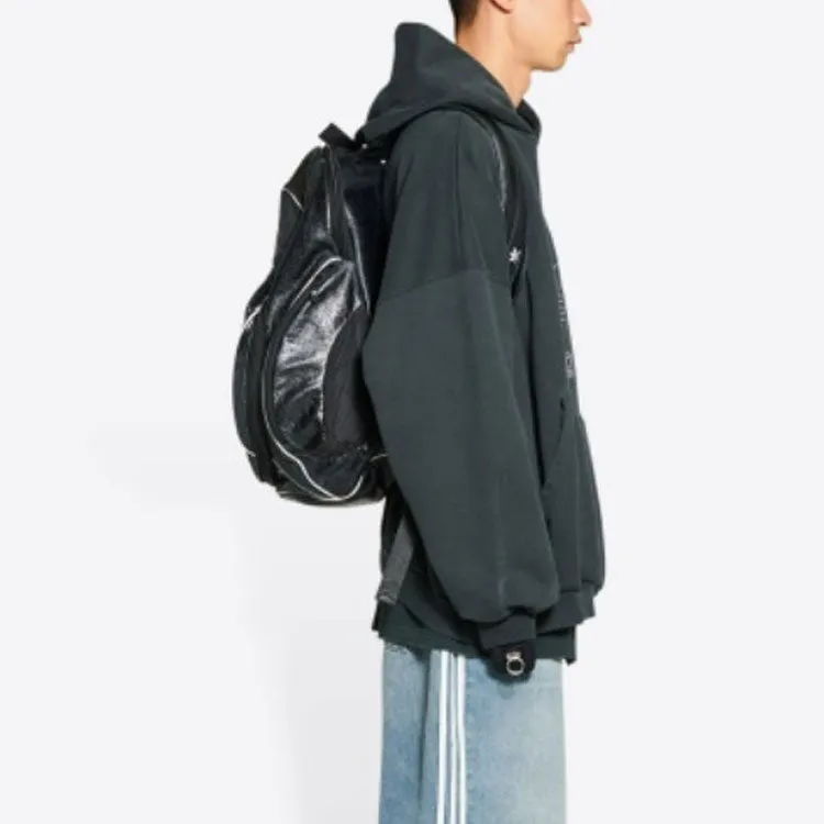 Balenciaga x adidas Logo Oversized Hoodie 'Green White' 712396TNVA93775 sold by KicksCrew product image thumbnail 4