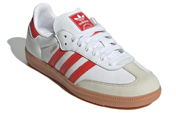 (WMNS) adidas Samba OG 'White Solar Red Gum' IF6513 sold by KicksCrew product image thumbnail 4