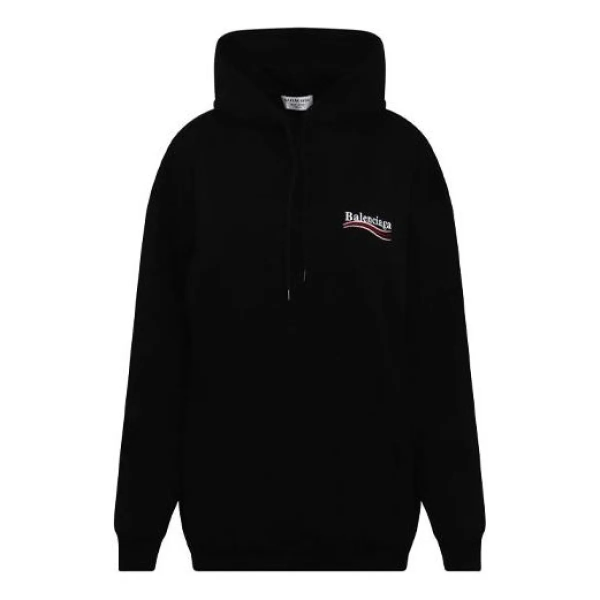 Balenciaga Political Campaign Medium Fit Hoodie 'Black