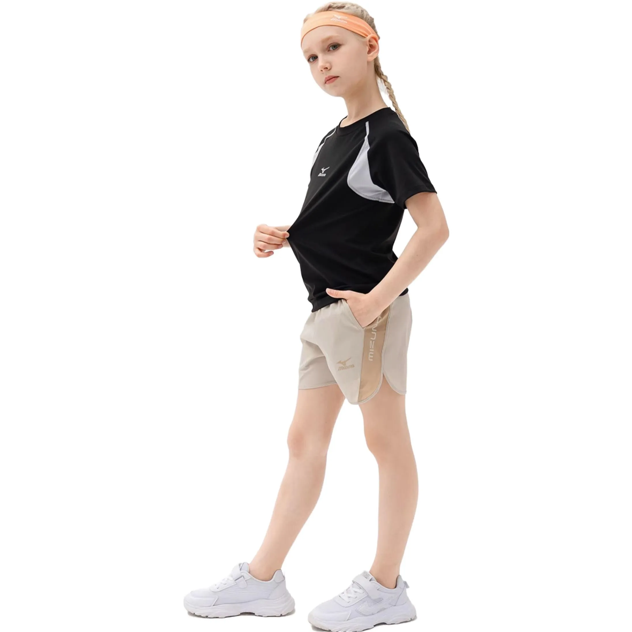 (GS) Mizuno Sportwear Shorts 'Black' 32CF3458 sold by KicksCrew product image thumbnail 4