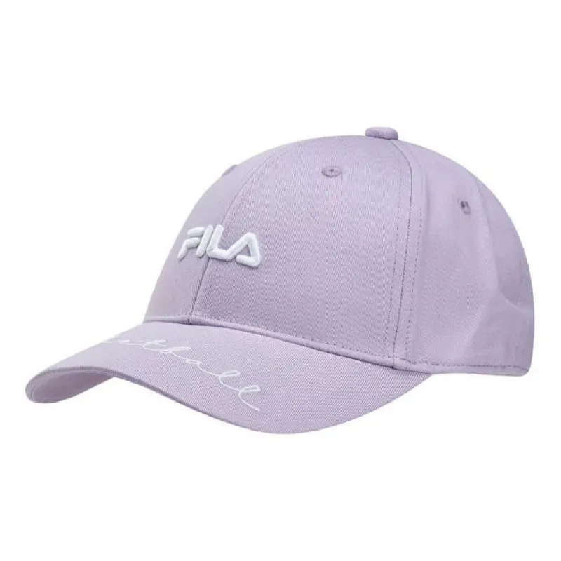 (WMNS) FILA kki Logo Cap 'Purple White' T13W128202F sold by KicksCrew